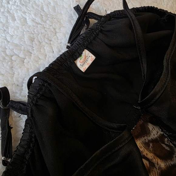 Asian Brand Animal Print Bow Dress - Picture 4 of 5